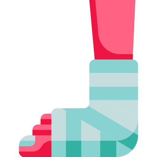 足の骨折 Wanicon Flat icon
