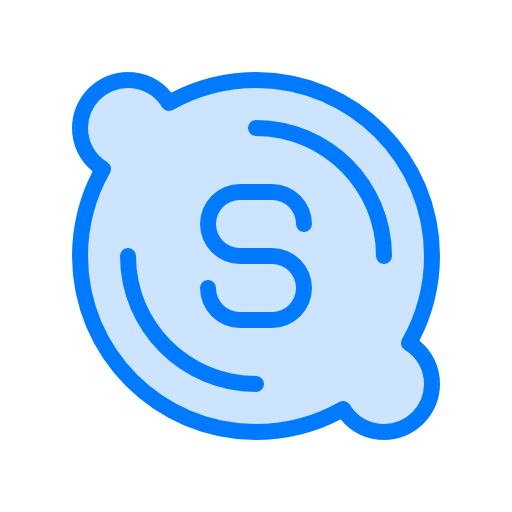 Skype Vitaliy Gorbachev Blue icon
