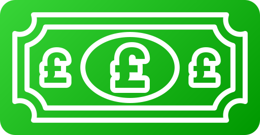 Pound Generic gradient fill icon