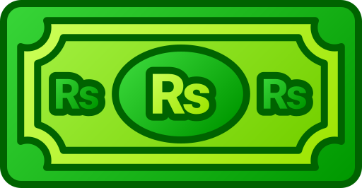 rupia Generic gradient lineal-color icono