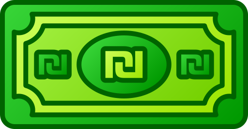 Shekel Generic gradient lineal-color icon