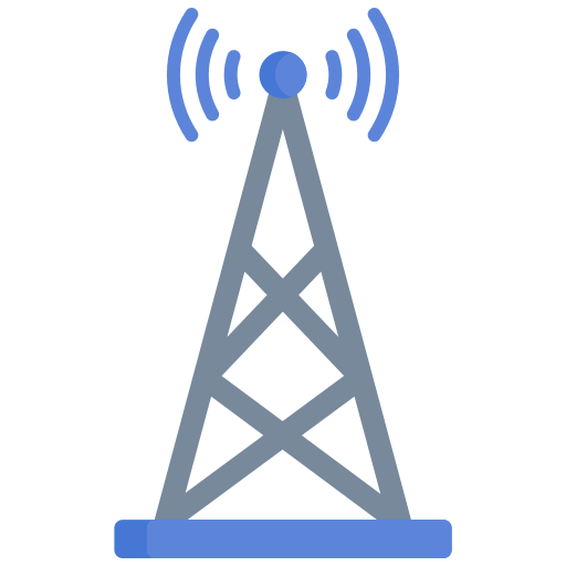 Telecommunication Generic color fill icon