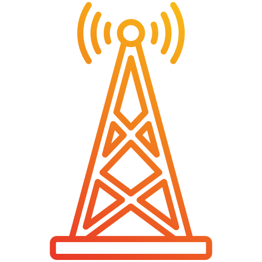 telekomunikacja Generic gradient outline ikona