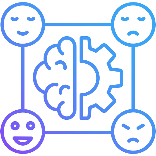 Emotional intelligence Generic gradient outline icon