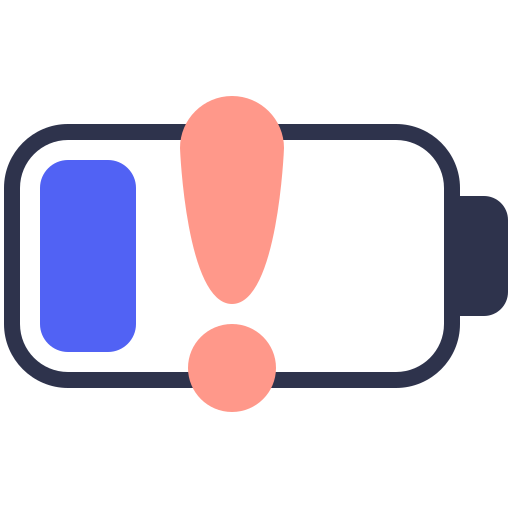 Low battery Generic color fill icon