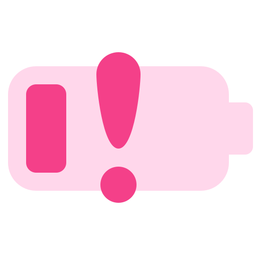 Low battery Generic color fill icon