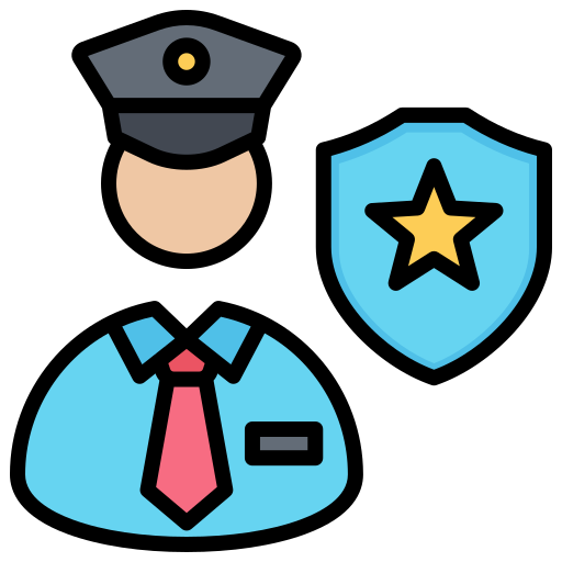 경찰 Generic color lineal-color icon