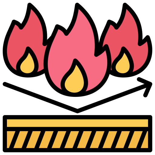 Противопожарная защита Generic color lineal-color иконка