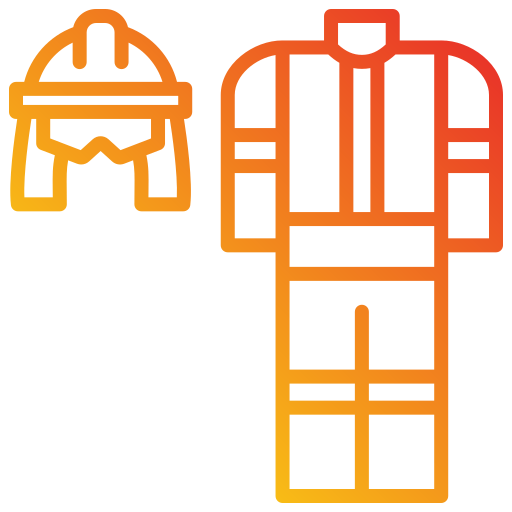Firefighter uniform Generic gradient outline icon