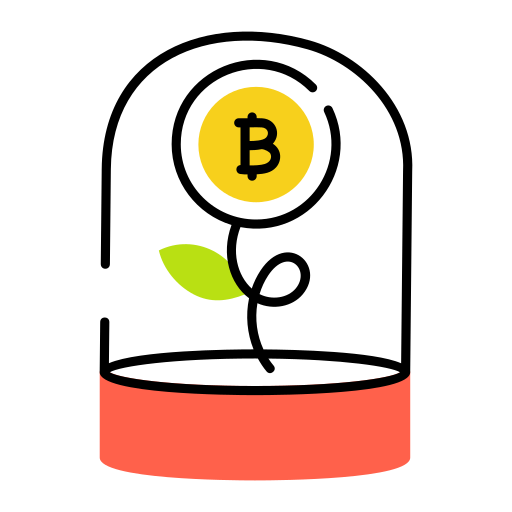 Bitcoin farm Generic color lineal-color icon