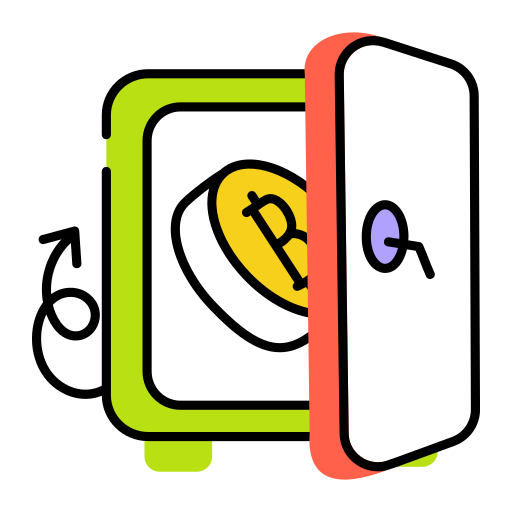 szafka na bitcoiny Generic color lineal-color ikona