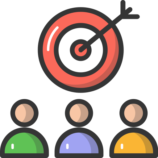 Group target Generic color lineal-color icon