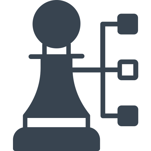 profilo del pezzo degli scacchi Generic color lineal-color icona