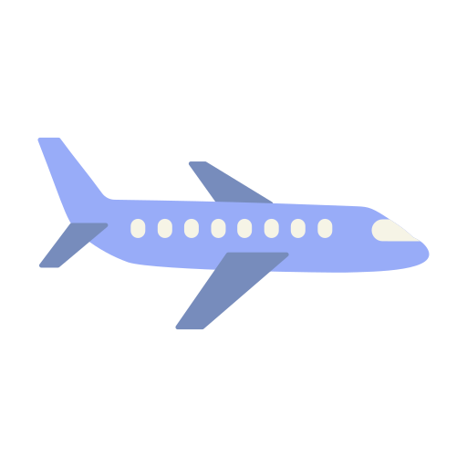 avion Generic color fill Icône