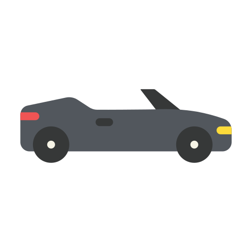 オープンカー Generic color fill icon