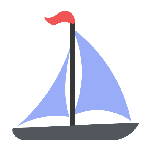 Sailboat Generic color fill icon