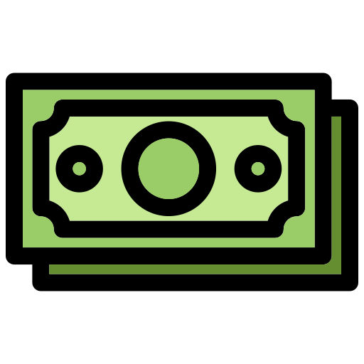 bankbiljetten Generic color lineal-color icoon