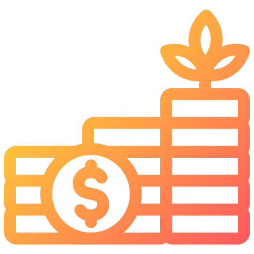 ritorno sull'investimento Generic gradient outline icona