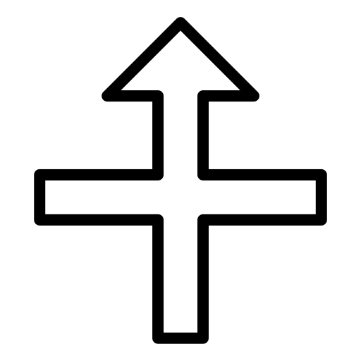 Überschneidung Generic black outline icon