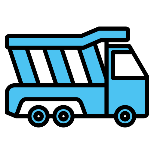 Dumper truck Generic color lineal-color icon
