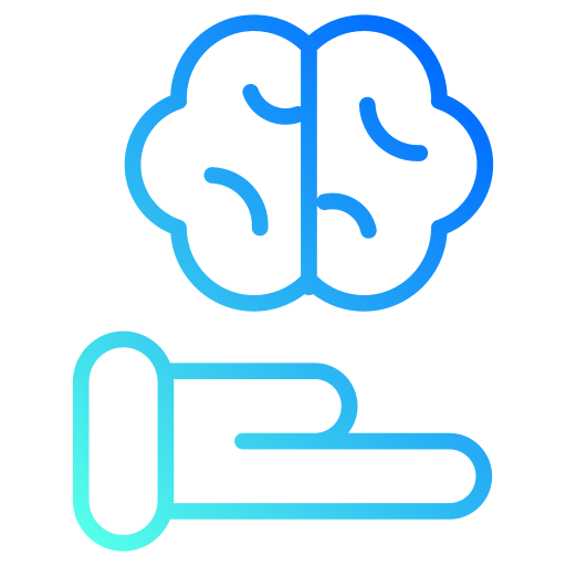 cerveau Generic gradient outline Icône