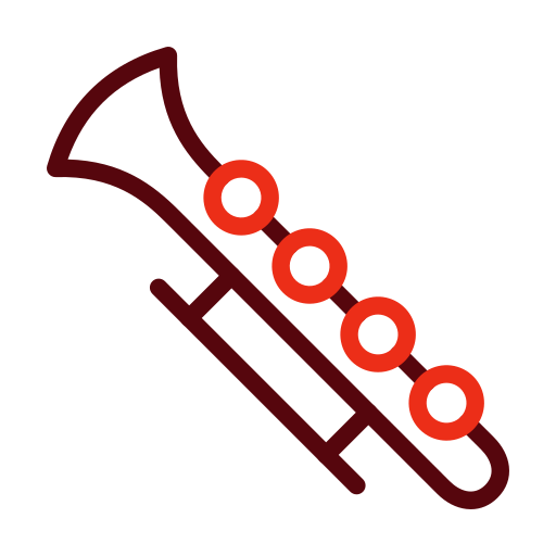 klarinet Generic color outline icoon