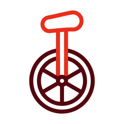 Monocycle Generic color outline icon