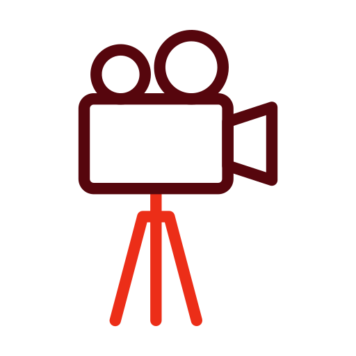 ビデオカメラ Generic color outline icon