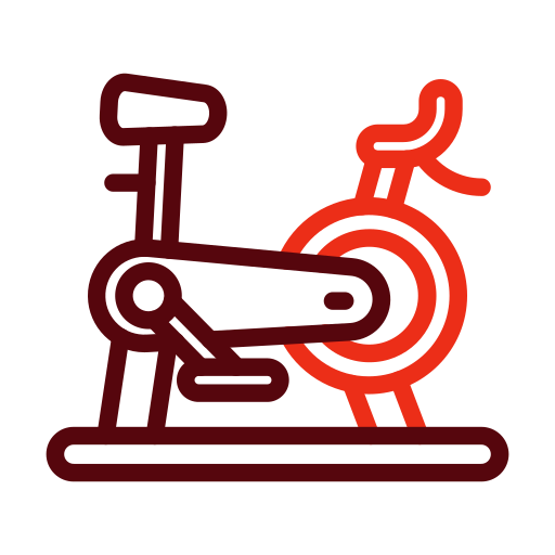 bicicleta estacionaria Generic color outline icono