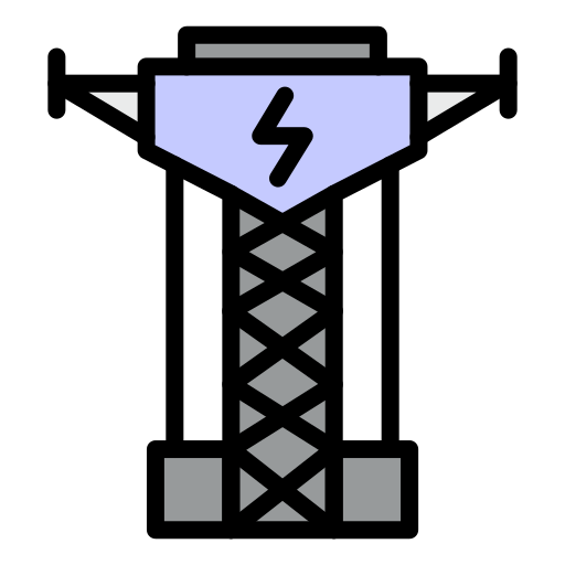 전기탑 Generic color lineal-color icon