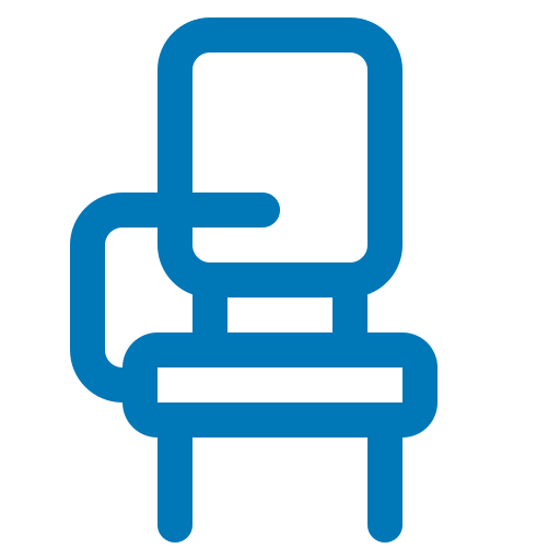 Desk chair Generic color outline icon