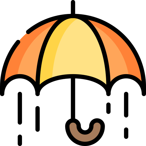 Umbrella Generic color lineal-color icon