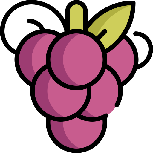 Grape fruit Generic color lineal-color icon