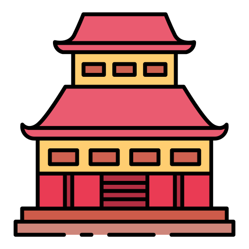 Świątynia Generic color lineal-color ikona