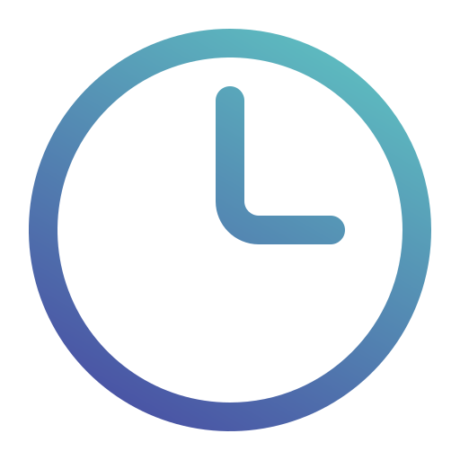 Clock Generic gradient outline icon