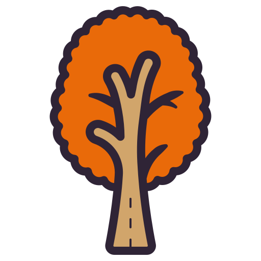 árbol de otoño Generic color lineal-color icono