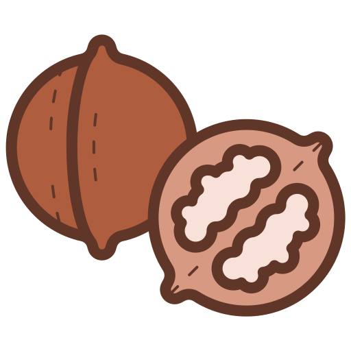 Walnut Generic color lineal-color icon