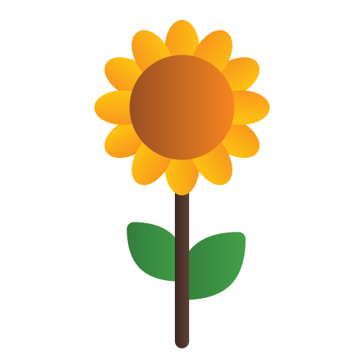Sunflower Generic gradient fill icon