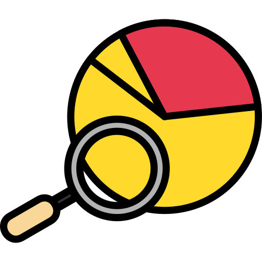 파이 차트 Generic color lineal-color icon