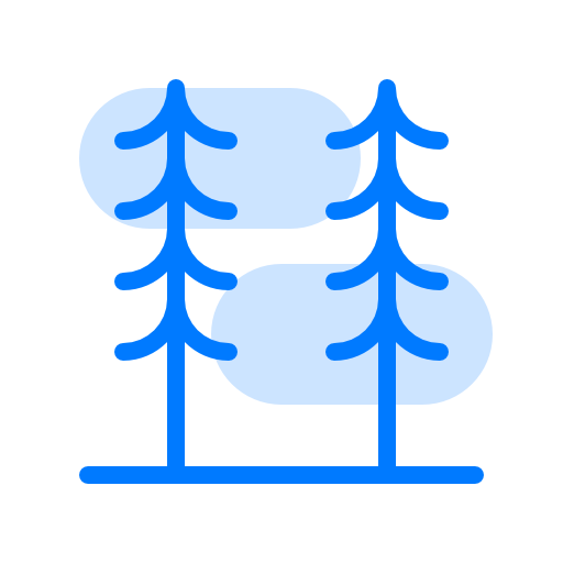 des arbres Vitaliy Gorbachev Blue Icône