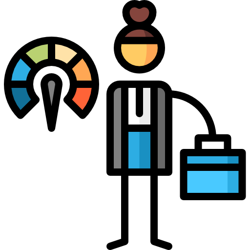 mitarbeiter Puppet Characters Lineal Color icon