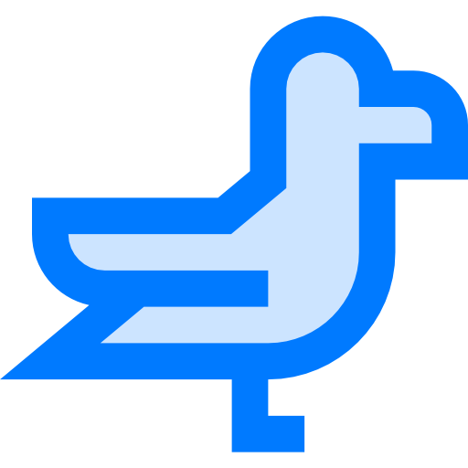 oiseau Vitaliy Gorbachev Blue Icône