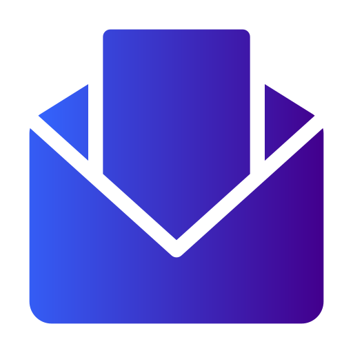 mail Generic gradient fill Icône