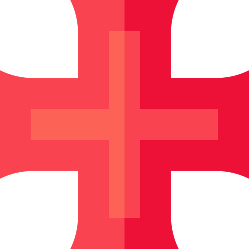 cruz Basic Straight Flat icono