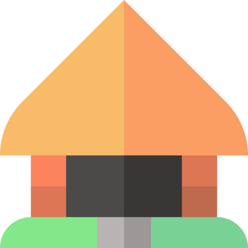 arawak-siedlung Basic Straight Flat icon