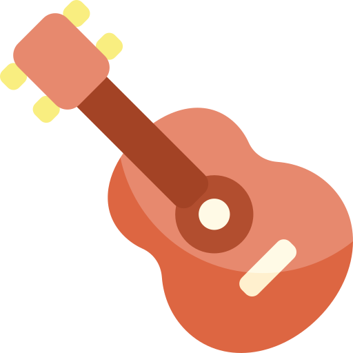 ギター Kawaii Flat icon
