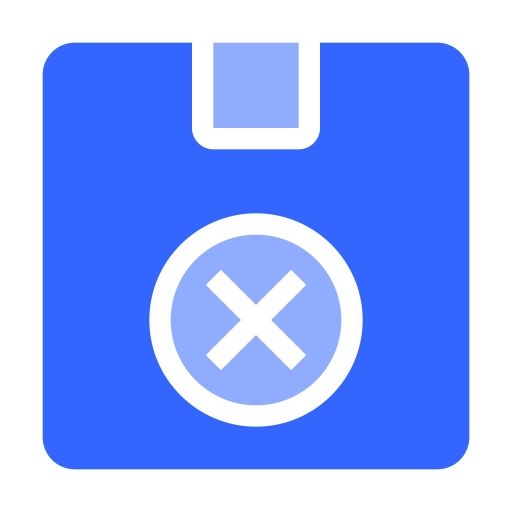 Cancel delivery Generic color fill icon