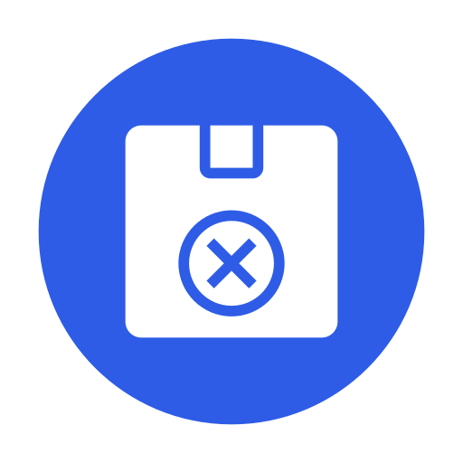 Cancel delivery Generic color fill icon