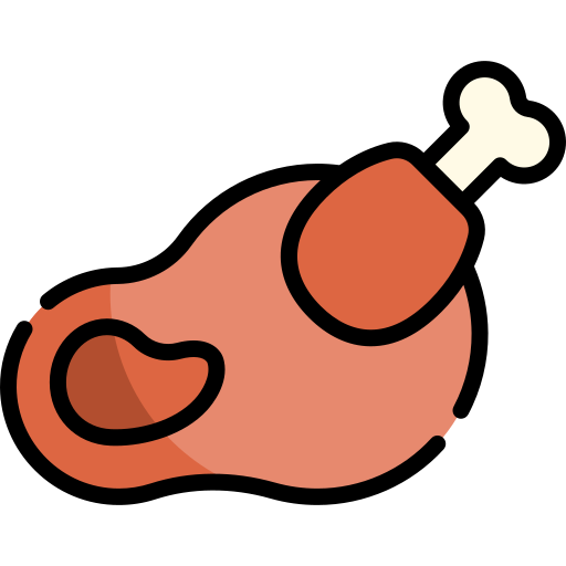 Chicken Kawaii Lineal color icon