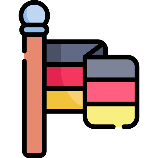 Germany Kawaii Lineal color icon